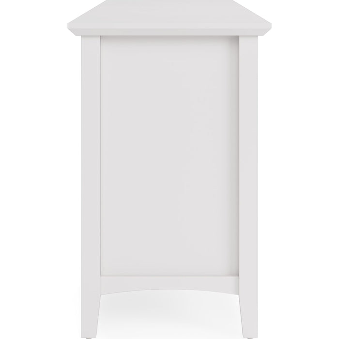 Modus Furniture Grace 74 Inch Four Door Entertainment Console in Snowfall 655450488771 PNRA26A Image 4