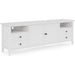 Modus Furniture Grace 84 Inch Four Drawer Entertainment Console in Snowfall 655450488825 PNRA26B Image 2