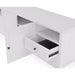 Modus Furniture Grace 84 Inch Four Drawer Entertainment Console in Snowfall 655450488825 PNRA26B Image 4