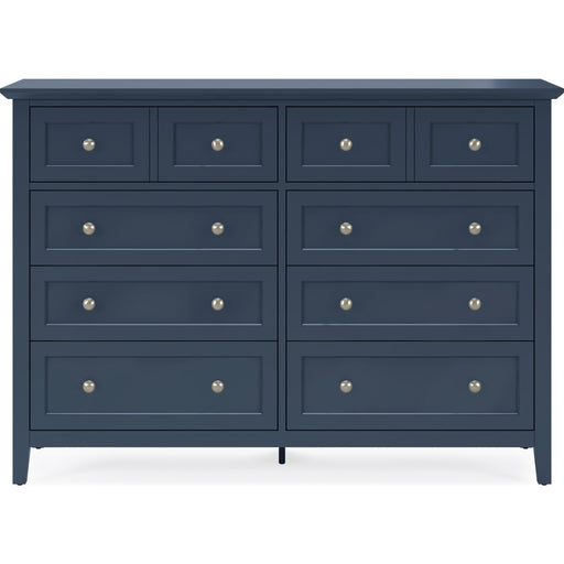 Modus Furniture Grace Eight Drawer Dresser in Blueberry (2024) 655450434518 PNKX82A Image 1