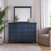 Modus Furniture Grace Eight Drawer Dresser in Blueberry (2024) 655450434518 PNKX82A Image 7