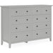 Modus Furniture Grace Eight Drawer Dresser in Elephant Gray (2024) 655450434532 PNKG82A Image 3