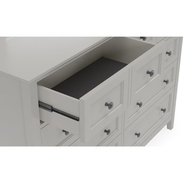 Modus Furniture Grace Eight Drawer Dresser in Elephant Gray (2024) 655450434532 PNKG82A Image 5
