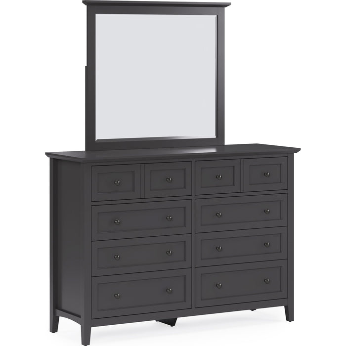 Modus Furniture Grace Eight Drawer Dresser in Raven Black (2024) 655450431647 PNRB82A Image 14