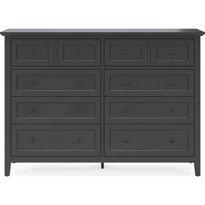 Modus Furniture Grace Eight Drawer Dresser in Raven Black (2024) 655450431647 PNRB82A Image 2