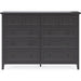 Modus Furniture Grace Eight Drawer Dresser in Raven Black (2024) 655450431647 PNRB82A Image 2