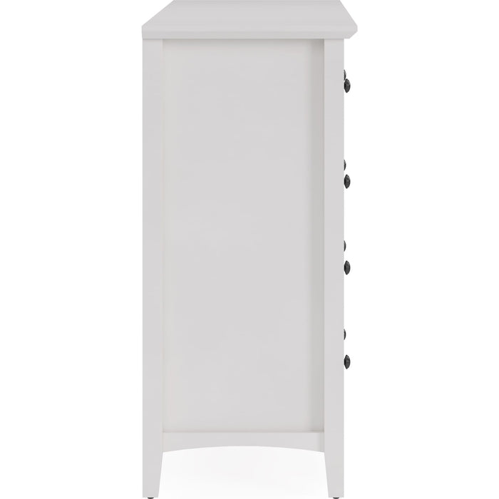 Modus Furniture Grace Eight Drawer Dresser in Snowfall White (2024) 655450431661 PNRA82A Image 3