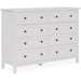 Modus Furniture Grace Eight Drawer Dresser in Snowfall White (2024) 655450431661 PNRA82A Image 5