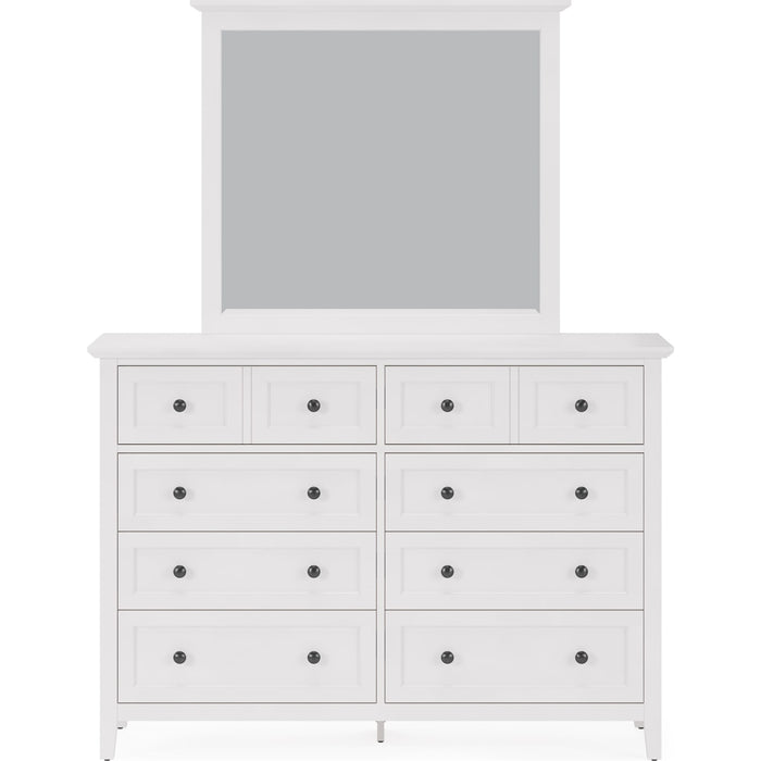 Modus Furniture Grace Eight Drawer Dresser in Snowfall White (2024) 655450431661 PNRA82A Image 7