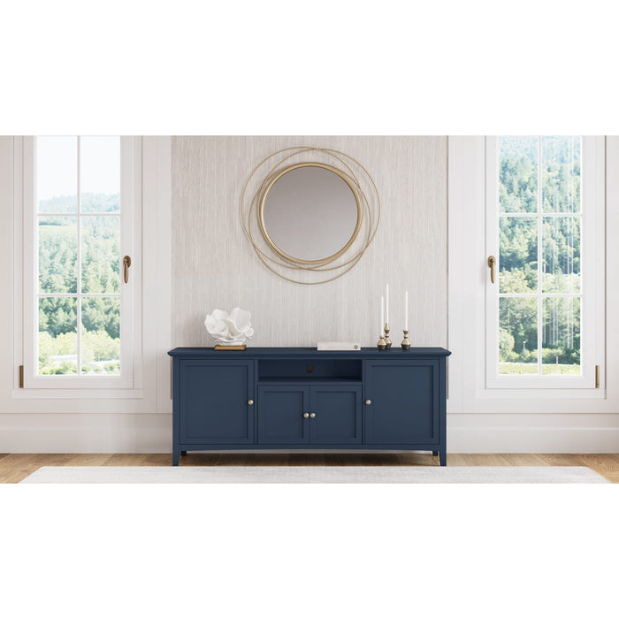 Modus Furniture Grace Ent Console 74W  Blbry 655450488788 PNKX26A Main Image