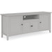 Modus Furniture Grace Ent Console 74W  El Gry 655450488795 PNKG26A Image 1