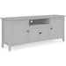 Modus Furniture Grace Ent Console 74W  El Gry 655450488795 PNKG26A Image 2