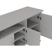 Modus Furniture Grace Ent Console 74W  El Gry 655450488795 PNKG26A Image 4
