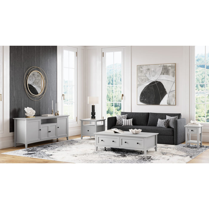 Modus Furniture Grace Ent Console 74W  El Gry 655450488795 PNKG26A Image 5