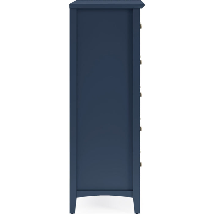 Modus Furniture Grace Five Drawer Chest in Blueberry (2024) 655450434525 PNKX84A Image 3