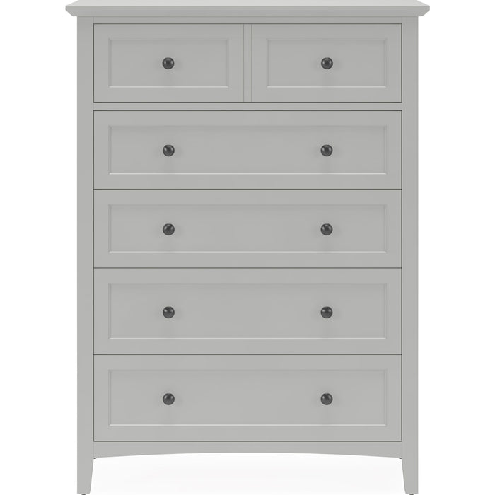 Modus Furniture Grace Five Drawer Chest in Elephant Gray (2024) 655450434549 PNKG84A Image 1