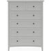 Modus Furniture Grace Five Drawer Chest in Elephant Gray (2024) 655450434549 PNKG84A Image 1