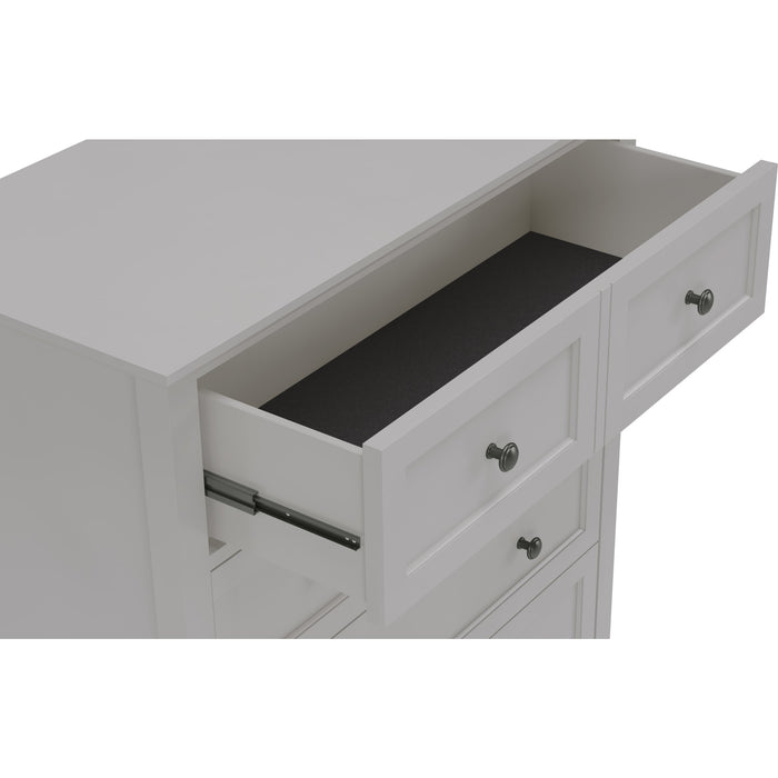 Modus Furniture Grace Five Drawer Chest in Elephant Gray (2024) 655450434549 PNKG84A Image 4