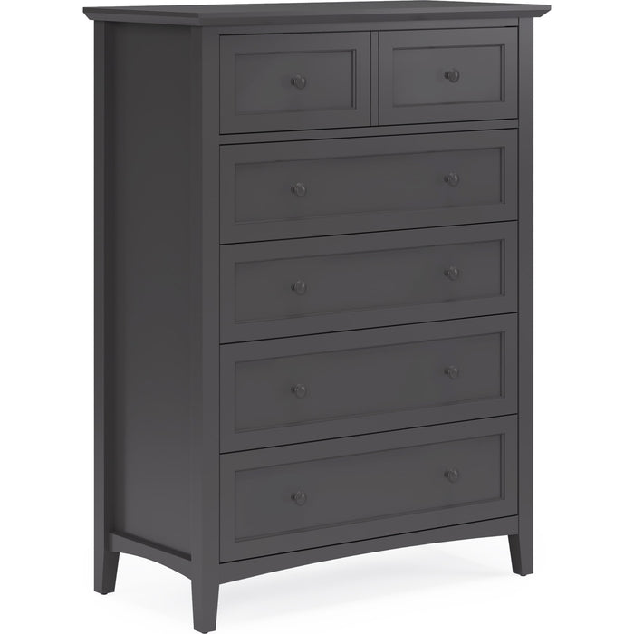 Modus Furniture Grace Five Drawer Chest in Raven Black (2024) 655450431654 PNRB84A Image 2