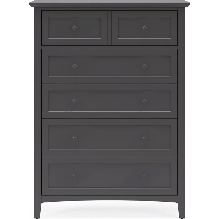 Modus Furniture Grace Five Drawer Chest in Raven Black (2024) 655450431654 PNRB84A Image 3