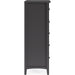 Modus Furniture Grace Five Drawer Chest in Raven Black (2024) 655450431654 PNRB84A Image 4