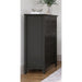 Modus Furniture Grace Five Drawer Chest in Raven Black (2024) 655450431654 PNRB84A Main Image