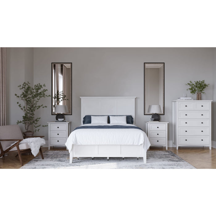 Modus Furniture Grace Five Drawer Chest in Snowfall White (2024) 655450431678 PNRA84A Image 10