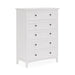 Modus Grace Five Drawer Chest in Snowfall White (2024)Image 2