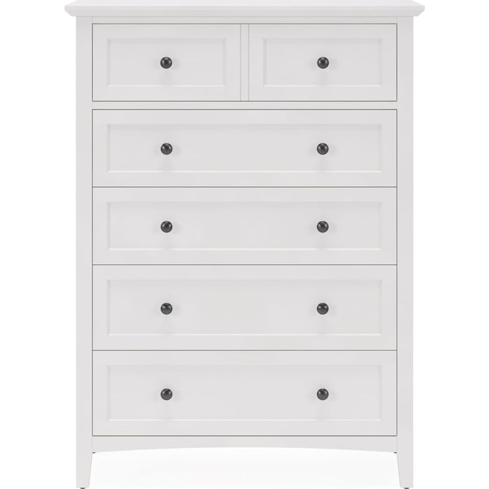 Modus Furniture Grace Five Drawer Chest in Snowfall White (2024) 655450431678 PNRA84A Image 5