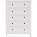 Modus Furniture Grace Five Drawer Chest in Snowfall White (2024) 655450431678 PNRA84A Image 5