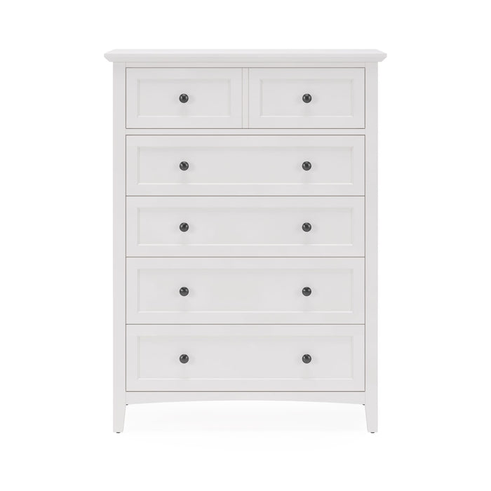 Modus Grace Five Drawer Chest in Snowfall White (2024)Image 5