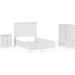 Modus Furniture Grace Five Drawer Chest in Snowfall White (2024) 655450431678 PNRA84A Image 6