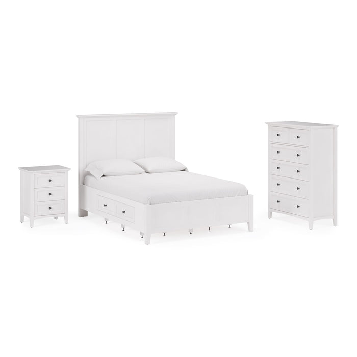 Modus Grace Five Drawer Chest in Snowfall White (2024)Image 9
