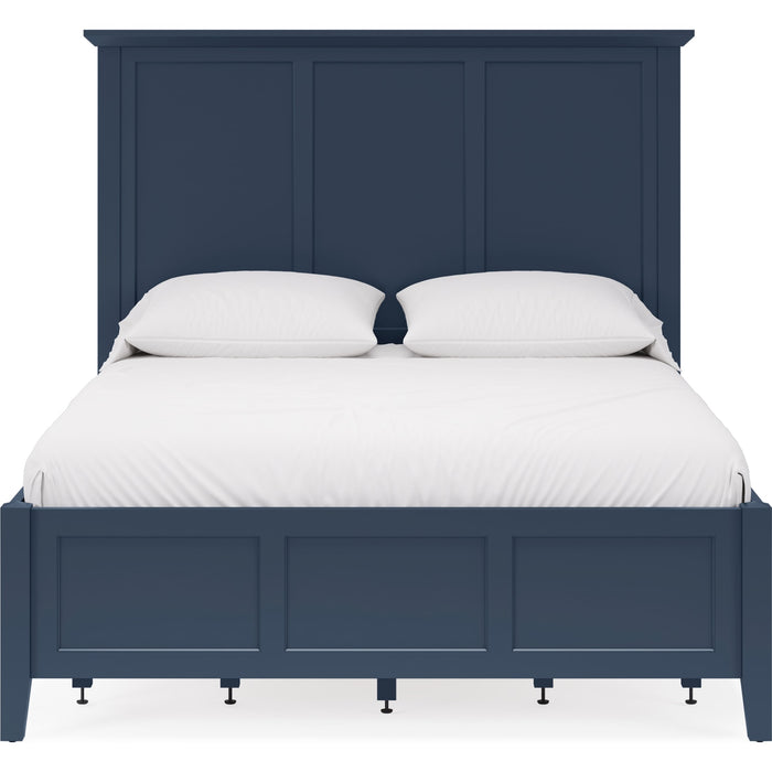 Modus Furniture Grace Four Drawer Platform Storage Bed in Blueberry  PNKXD  Image 1