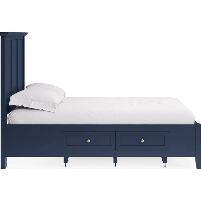 Modus Furniture Grace Four Drawer Platform Storage Bed in Blueberry  PNKXD  Image 3