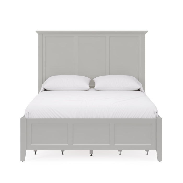 Modus Grace Four Drawer Platform Storage Bed in Elephant GrayImage 1
