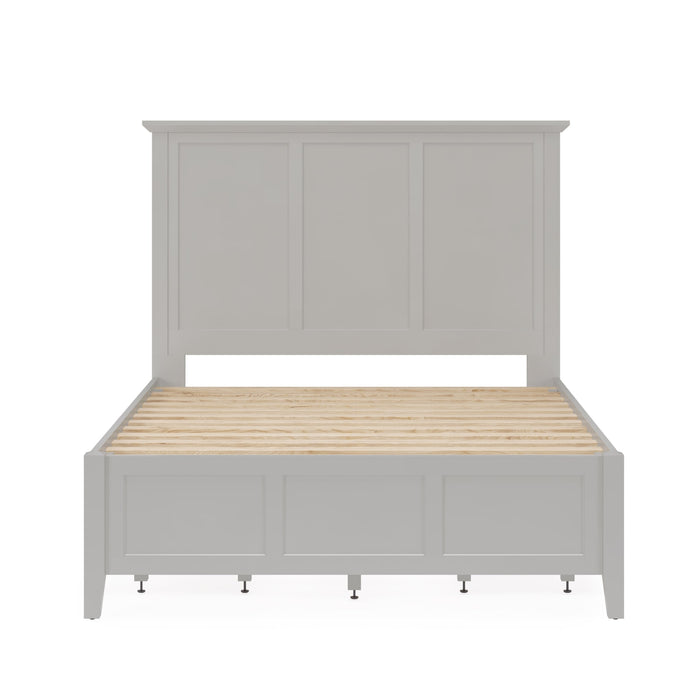 Modus Grace Four Drawer Platform Storage Bed in Elephant GrayImage 5
