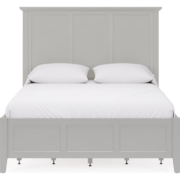 Modus Furniture Grace Four Drawer Platform Storage Bed in Elephant Gray  PNKGD  Image 1