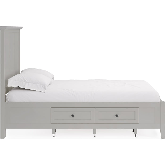 Modus Furniture Grace Four Drawer Platform Storage Bed in Elephant Gray  PNKGD  Image 3