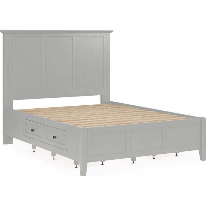 Modus Furniture Grace Four Drawer Platform Storage Bed in Elephant Gray  PNKGD  Image 6
