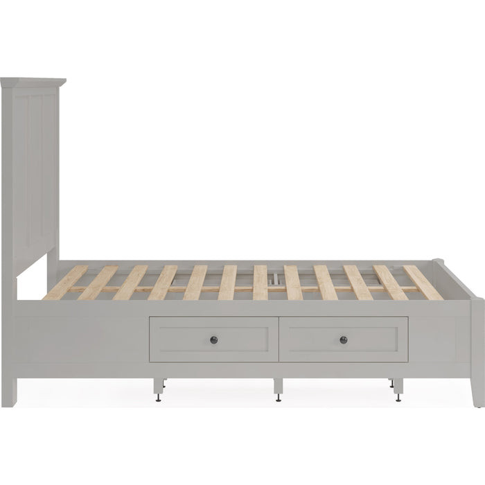 Modus Furniture Grace Four Drawer Platform Storage Bed in Elephant Gray  PNKGD  Image 7