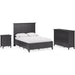 Modus Furniture Grace Four Drawer Platform Storage Bed in Raven Black  PNRBD  Image 13