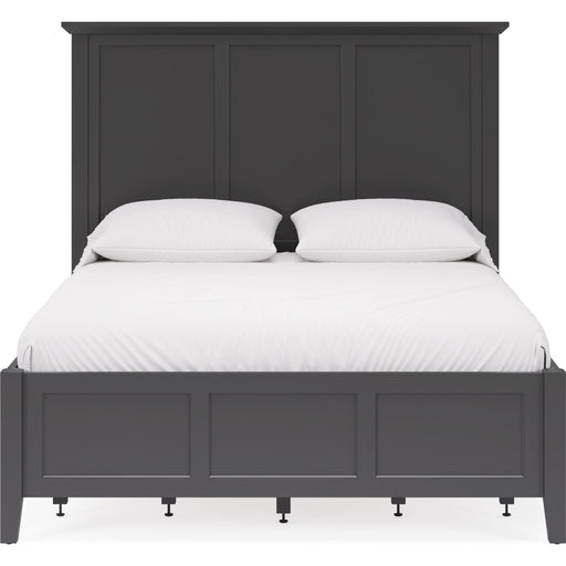 Modus Furniture Grace Four Drawer Platform Storage Bed in Raven Black  PNRBD  Image 2
