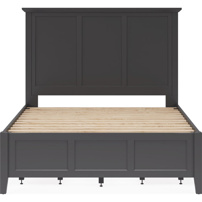 Modus Furniture Grace Four Drawer Platform Storage Bed in Raven Black  PNRBD  Image 5