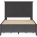 Modus Furniture Grace Four Drawer Platform Storage Bed in Raven Black  PNRBD  Image 5
