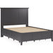 Modus Furniture Grace Four Drawer Platform Storage Bed in Raven Black  PNRBD  Image 7
