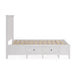 Modus Grace Four Drawer Platform Storage Bed in Snowfall WhiteImage 8