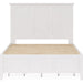 Modus Furniture Grace Four Drawer Platform Storage Bed in Snowfall White  PNRAD  Image 10