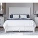 Modus Furniture Grace Four Drawer Platform Storage Bed in Snowfall White  PNRAD  Image 2