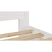 Modus Furniture Grace Four Drawer Platform Storage Bed in Snowfall White  PNRAD  Image 4